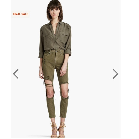 Lucky Brand Denim - Lucky Brand Brigette Skinny Jean Green Size 29